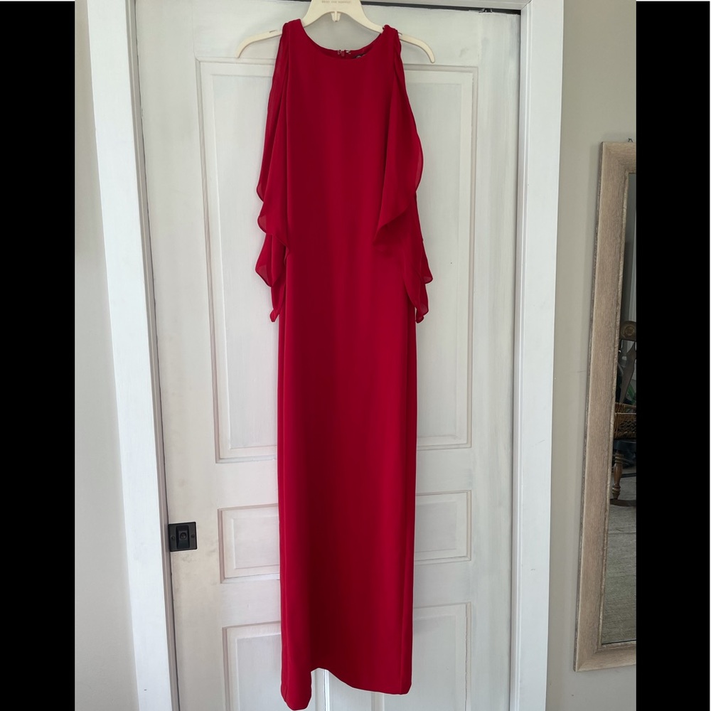 Parker Black Column gown